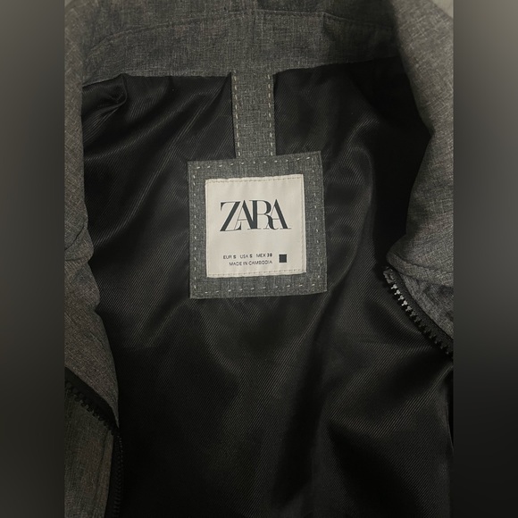 Zara Lightweight Zip Jacket - Grey - Picture 2 of 2
